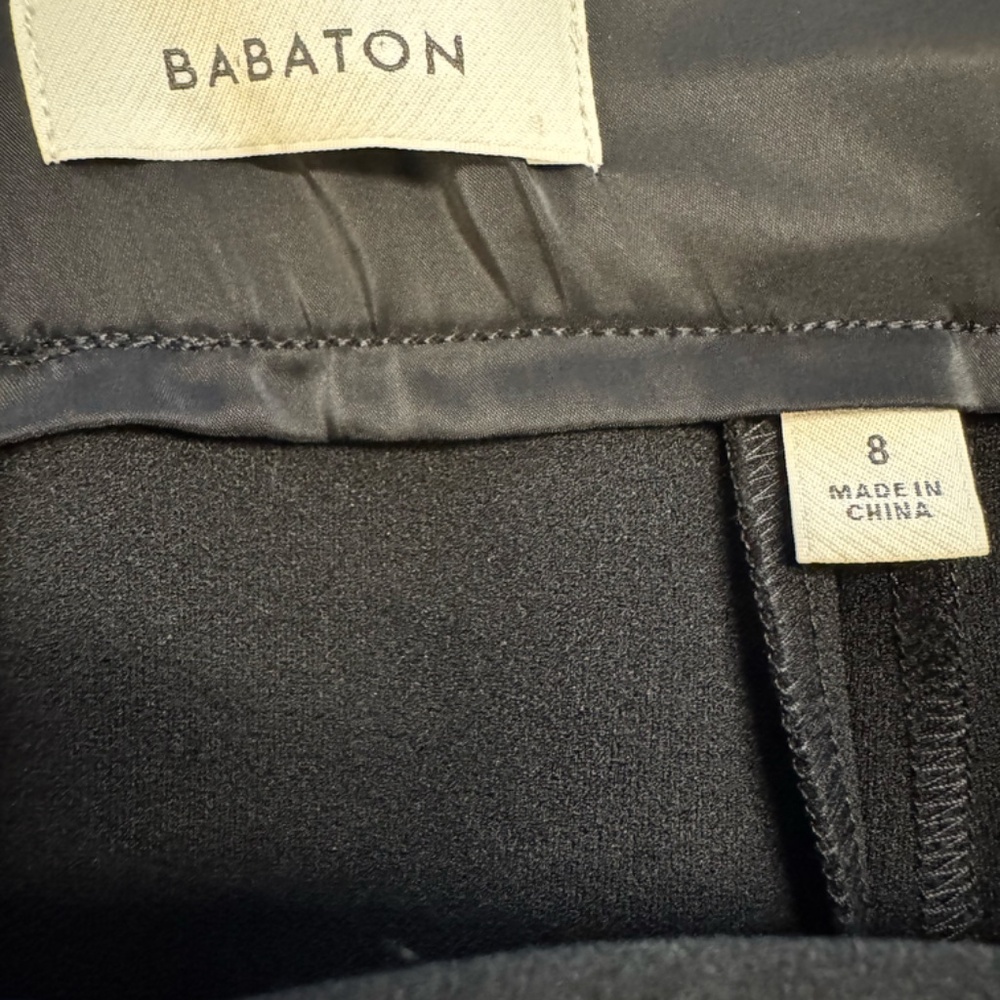 Black Aritzia Babaton A-Line Midi Skirt - Picture 4 of 4